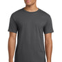 Hanes Mens Beefy-T Short Sleeve Crewneck T-Shirt - Smoke Grey