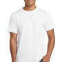 Hanes Mens Beefy-T Short Sleeve Crewneck T-Shirt - White