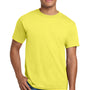 Hanes Mens Beefy-T Short Sleeve Crewneck T-Shirt - Yellow