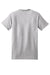 Hanes 5180/518T Mens Beefy-T Short Sleeve Crewneck T-Shirt Ash Grey Flat Back