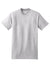 Hanes 5180/518T Mens Beefy-T Short Sleeve Crewneck T-Shirt Ash Grey Flat Front