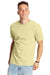 Hanes 5180/518T Mens Beefy-T Short Sleeve Crewneck T-Shirt Lemon Meringue Yellow Model Front