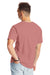 Hanes 5180/518T Mens Beefy-T Short Sleeve Crewneck T-Shirt Mauve Model Back