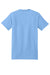 Hanes 5180/518T Mens Beefy-T Short Sleeve Crewneck T-Shirt Carolina Blue Flat Back