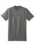 Hanes 5180/518T Mens Beefy-T Short Sleeve Crewneck T-Shirt Oxford Grey Flat Front