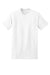 Hanes 5180/518T Mens Beefy-T Short Sleeve Crewneck T-Shirt White Flat Front