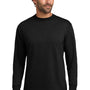 Hanes Mens Beefy-T Long Sleeve Crewneck T-Shirt - Black