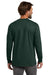 Hanes 5186 Mens Beefy-T Long Sleeve Crewneck T-Shirt Deep Forest Green Model Back