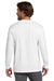 Hanes 5186 Mens Beefy-T Long Sleeve Crewneck T-Shirt White Model Back