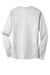 Hanes 5186 Mens Beefy-T Long Sleeve Crewneck T-Shirt Ash Grey Flat Back