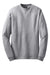 Hanes 5186 Mens Beefy-T Long Sleeve Crewneck T-Shirt Light Steel Grey Flat Front