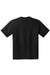 Hanes 5190/5190P Mens Beefy-T Short Sleeve Crewneck T-Shirt w/ Pocket Black Flat Back