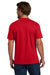 Hanes 5190/5190P Mens Beefy-T Short Sleeve Crewneck T-Shirt w/ Pocket Deep Red Model Back