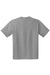 Hanes 5190/5190P Mens Beefy-T Short Sleeve Crewneck T-Shirt w/ Pocket Light Steel Grey Flat Back