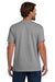 Hanes 5190/5190P Mens Beefy-T Short Sleeve Crewneck T-Shirt w/ Pocket Light Steel Grey Model Back