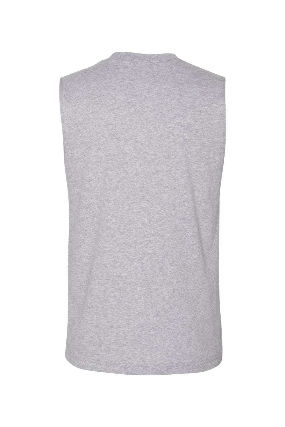 Bella + Canvas 3483 Mens Jersey Muscle Tank Top Heather Grey Flat Back