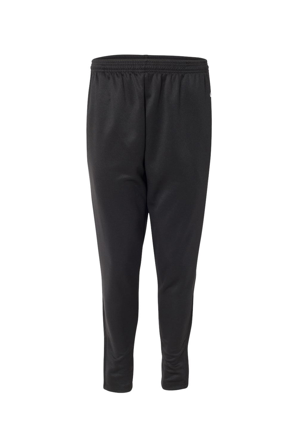 Badger 1575 Mens Athletic Trainer Pants w/ Pockets Black Flat Front