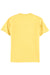 Hanes 5250/5250T Mens ComfortSoft Short Sleeve Crewneck T-Shirt Daffodil Yellow Flat Back