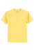 Hanes 5250/5250T Mens ComfortSoft Short Sleeve Crewneck T-Shirt Daffodil Yellow Flat Front