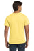 Hanes 5250/5250T Mens ComfortSoft Short Sleeve Crewneck T-Shirt Daffodil Yellow Model Back