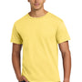 Hanes Mens ComfortSoft Short Sleeve Crewneck T-Shirt - Daffodil Yellow