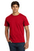 Hanes 5250/5250T Mens ComfortSoft Short Sleeve Crewneck T-Shirt Deep Red Model Front