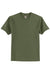 Hanes 5250/5250T Mens ComfortSoft Short Sleeve Crewneck T-Shirt Fatigue Green Flat Front