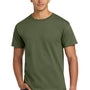 Hanes Mens ComfortSoft Short Sleeve Crewneck T-Shirt - Fatigue Green