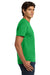 Hanes 5250/5250T Mens ComfortSoft Short Sleeve Crewneck T-Shirt Kelly Green Model Side