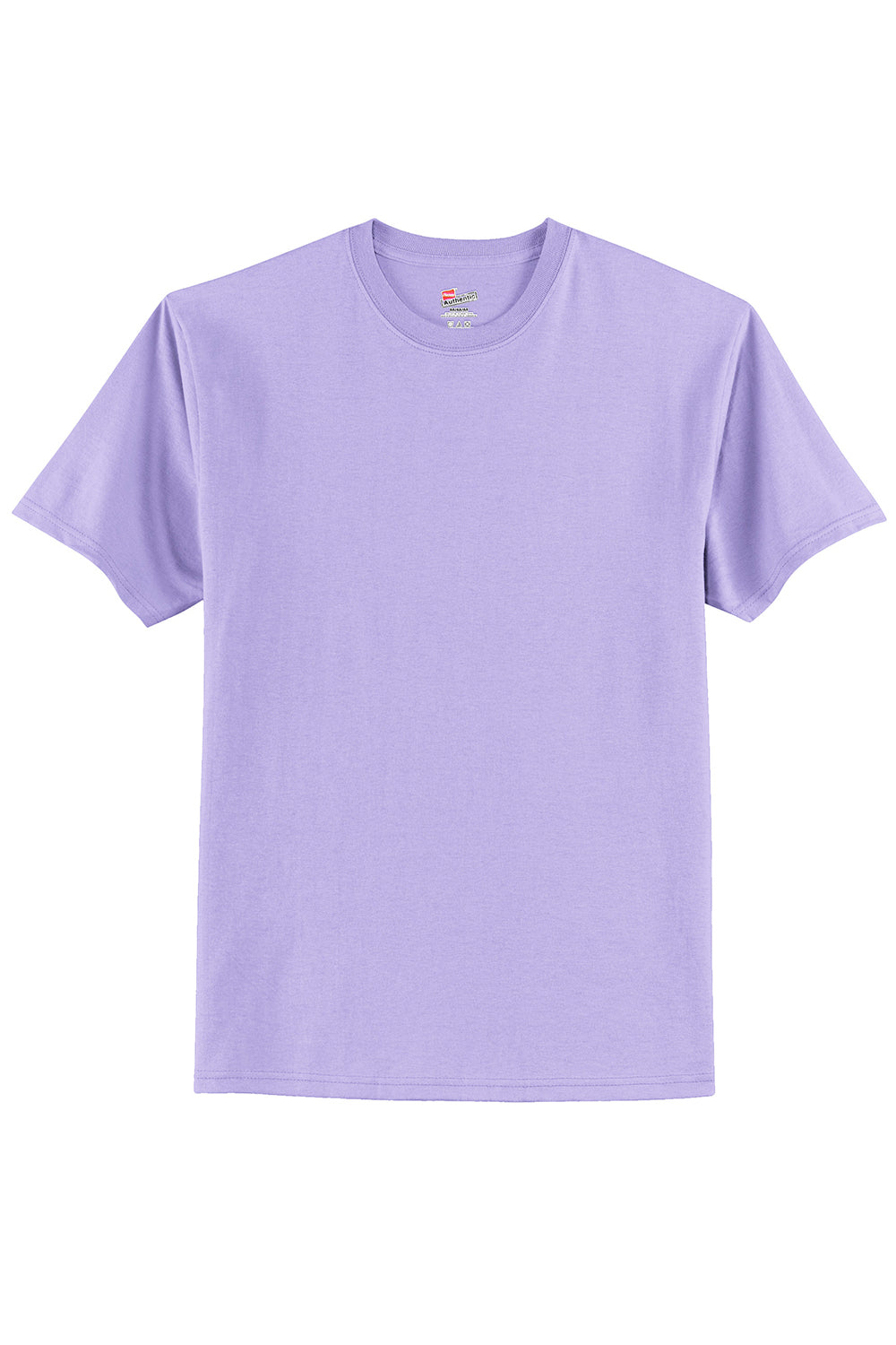 Hanes 5250/5250T Mens ComfortSoft Short Sleeve Crewneck T-Shirt Lavender Purple Flat Front