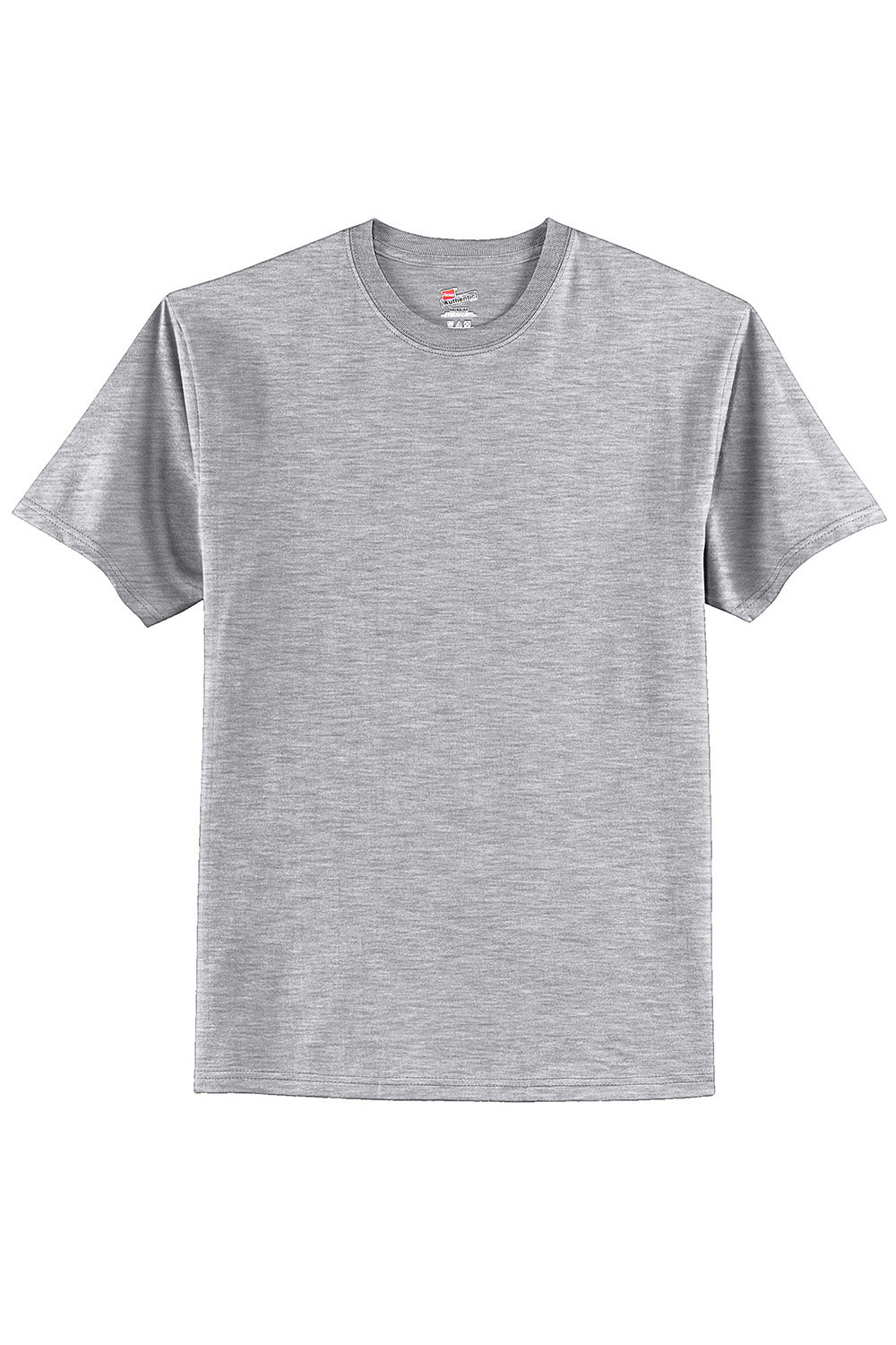 Hanes 5250/5250T Mens ComfortSoft Short Sleeve Crewneck T-Shirt Light Steel Grey Flat Front