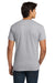 Hanes 5250/5250T Mens ComfortSoft Short Sleeve Crewneck T-Shirt Light Steel Grey Model Back