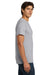 Hanes 5250/5250T Mens ComfortSoft Short Sleeve Crewneck T-Shirt Light Steel Grey Model Side