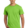 Hanes Mens ComfortSoft Short Sleeve Crewneck T-Shirt - Lime Green