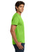 Hanes 5250/5250T Mens ComfortSoft Short Sleeve Crewneck T-Shirt Lime Green Model Side