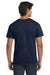 Hanes 5250/5250T Mens ComfortSoft Short Sleeve Crewneck T-Shirt Navy Blue Model Back