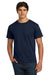 Hanes 5250/5250T Mens ComfortSoft Short Sleeve Crewneck T-Shirt Navy Blue Model Front