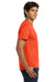 Hanes 5250/5250T Mens ComfortSoft Short Sleeve Crewneck T-Shirt Orange Model Side