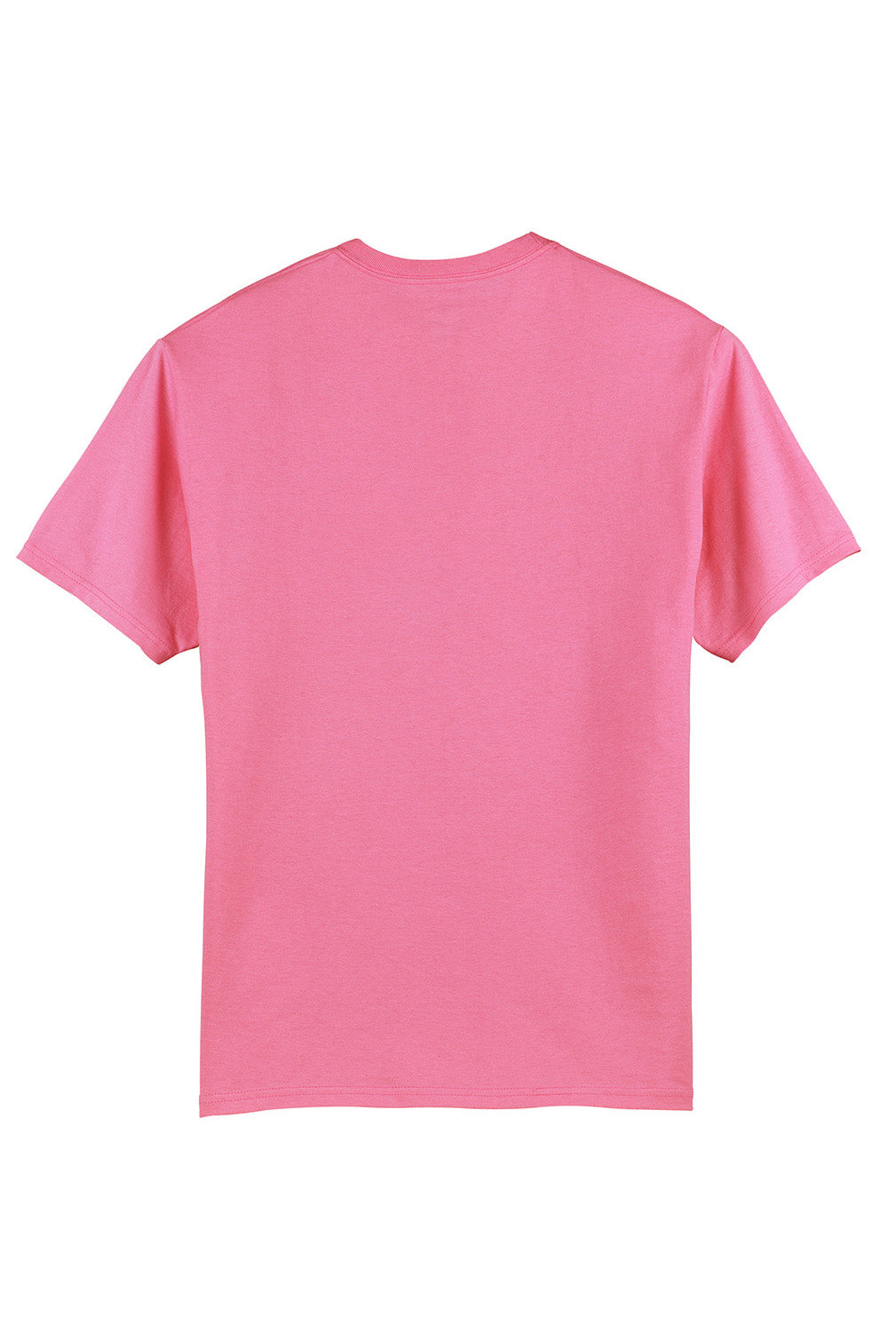 Hanes 5250/5250T Mens ComfortSoft Short Sleeve Crewneck T-Shirt Pink Flat Back