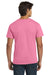 Hanes 5250/5250T Mens ComfortSoft Short Sleeve Crewneck T-Shirt Pink Model Back