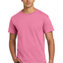 Hanes Mens ComfortSoft Short Sleeve Crewneck T-Shirt - Pink