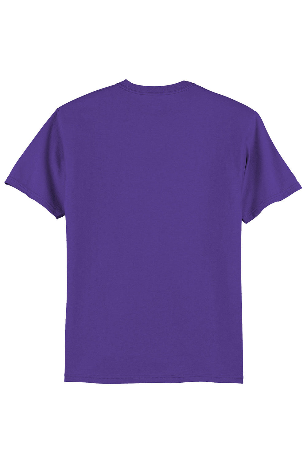 Hanes 5250/5250T Mens ComfortSoft Short Sleeve Crewneck T-Shirt Purple Flat Back