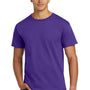 Hanes Mens ComfortSoft Short Sleeve Crewneck T-Shirt - Purple