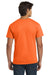 Hanes 5250/5250T Mens ComfortSoft Short Sleeve Crewneck T-Shirt Safety Orange Model Back