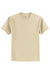 Hanes 5250/5250T Mens ComfortSoft Short Sleeve Crewneck T-Shirt Sand Flat Front