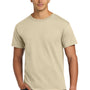 Hanes Mens ComfortSoft Short Sleeve Crewneck T-Shirt - Sand