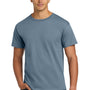 Hanes Mens ComfortSoft Short Sleeve Crewneck T-Shirt - Stonewashed Blue