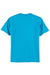 Hanes 5250/5250T Mens ComfortSoft Short Sleeve Crewneck T-Shirt Teal Blue Flat Back