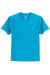 Hanes 5250/5250T Mens ComfortSoft Short Sleeve Crewneck T-Shirt Teal Blue Flat Front