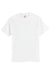 Hanes 5250/5250T Mens ComfortSoft Short Sleeve Crewneck T-Shirt White Flat Front